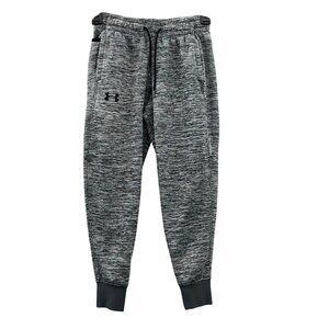Under Armour Boys YMD (10-12) Joggers Pants Loose Fit ColdGear Fleece Gray Used